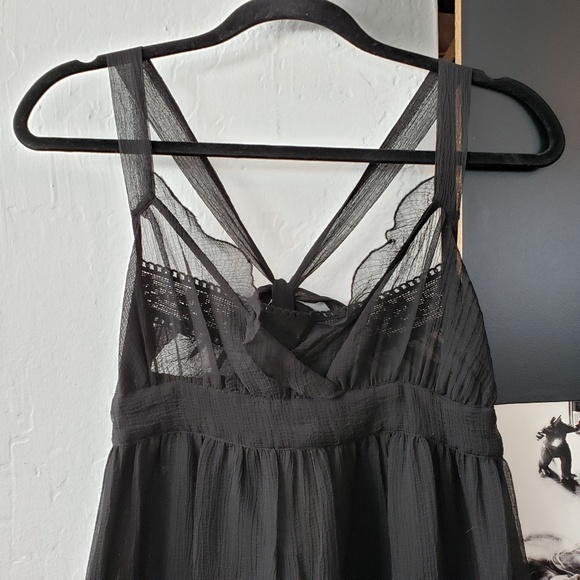Black Sheer Layered Dress from Japan - Picture 3 of 5